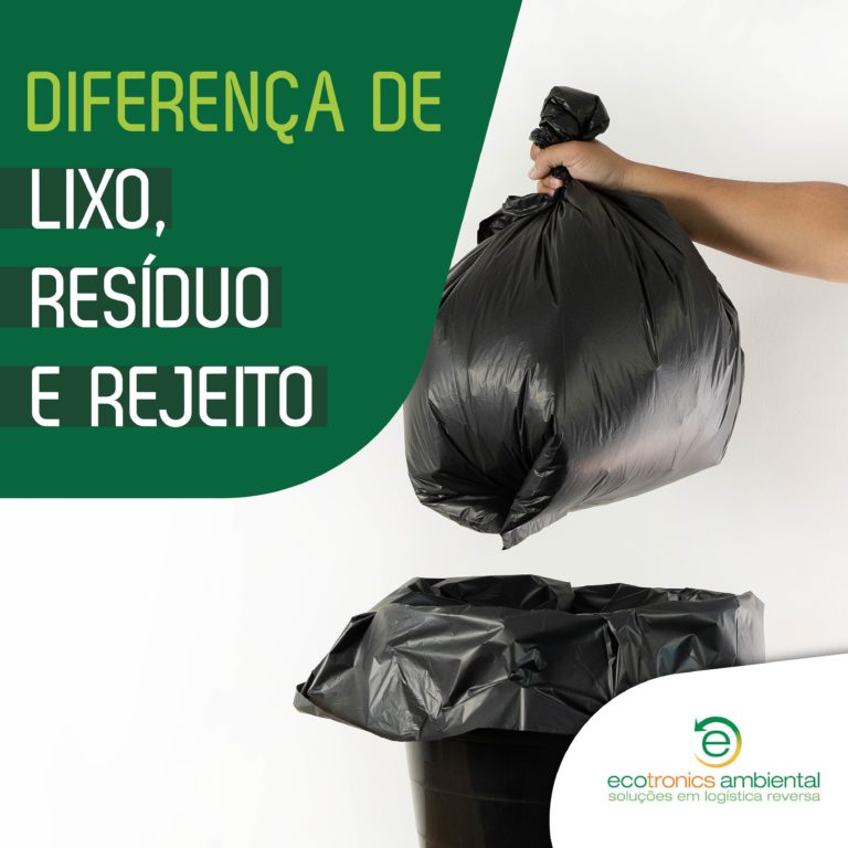 Diferença De Lixo Resíduo E Rejeito -Ecotronics Ambiental - Soluções Em ...