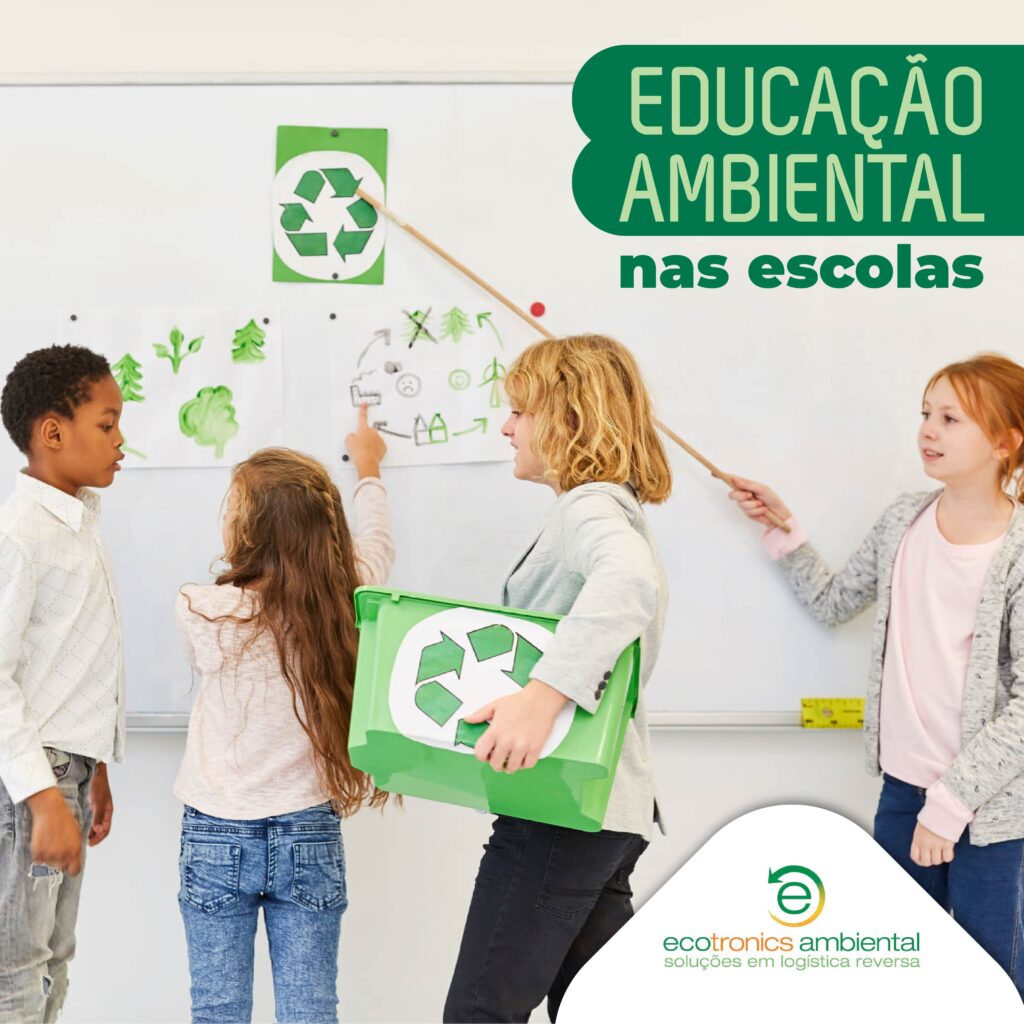 Educa O Ambiental Nas Escolas Ecotronics Ambiental Solu Es Em Log Stica Reversa